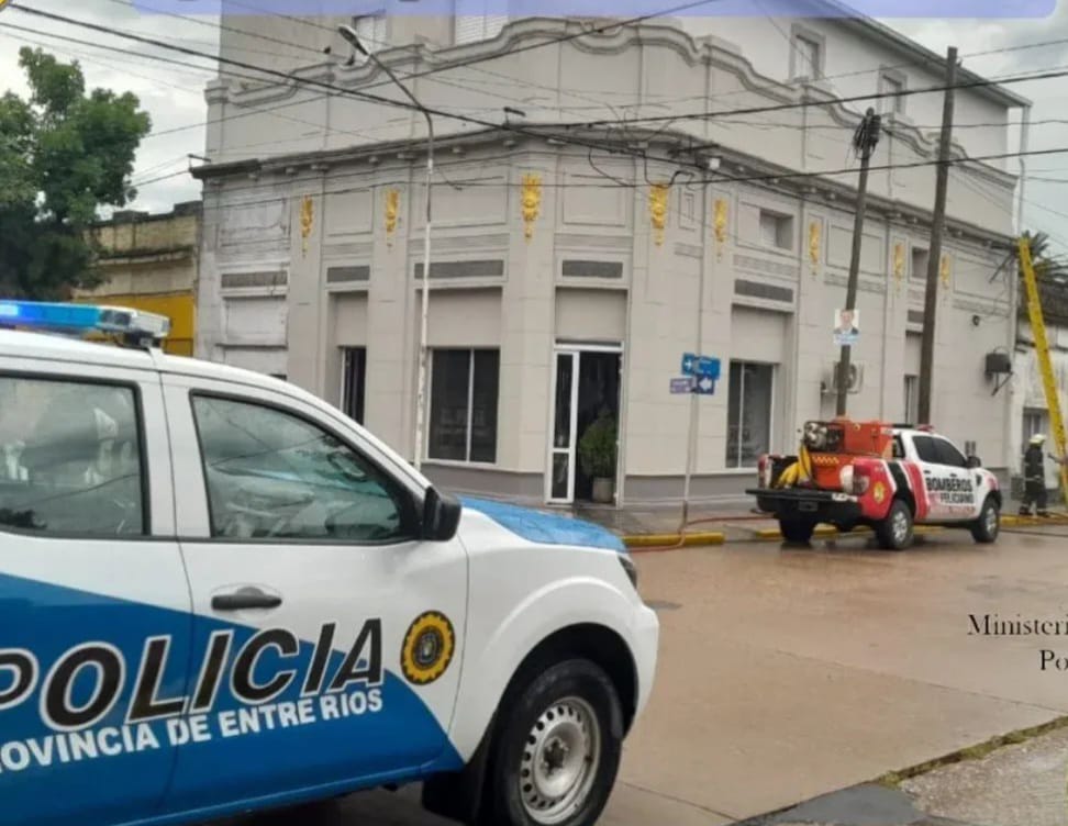 Principio de incendio en una carnicería céntrica de Feliciano